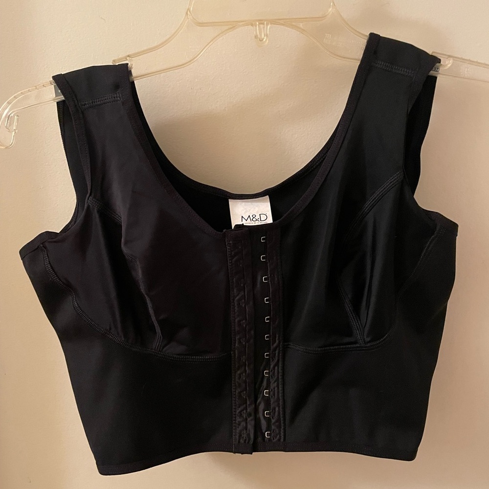 Women's Black Front Closure Bra
